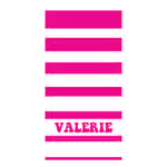 Personalized Classic Stripe Quick-Dry Beach Towel – Oversized Summer Gift