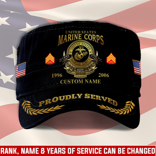 US Marine Corps – Military Cap -  Noble Service Emblem