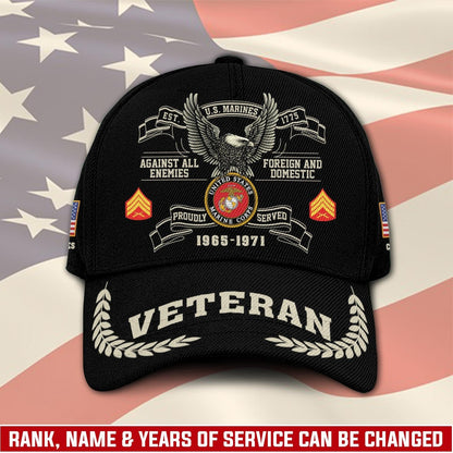 US Marine Corps – Classic Cap – Tactical Veteran Crest