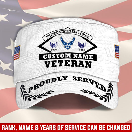 US Air Force – Military Cap -  Veteran Proud Served