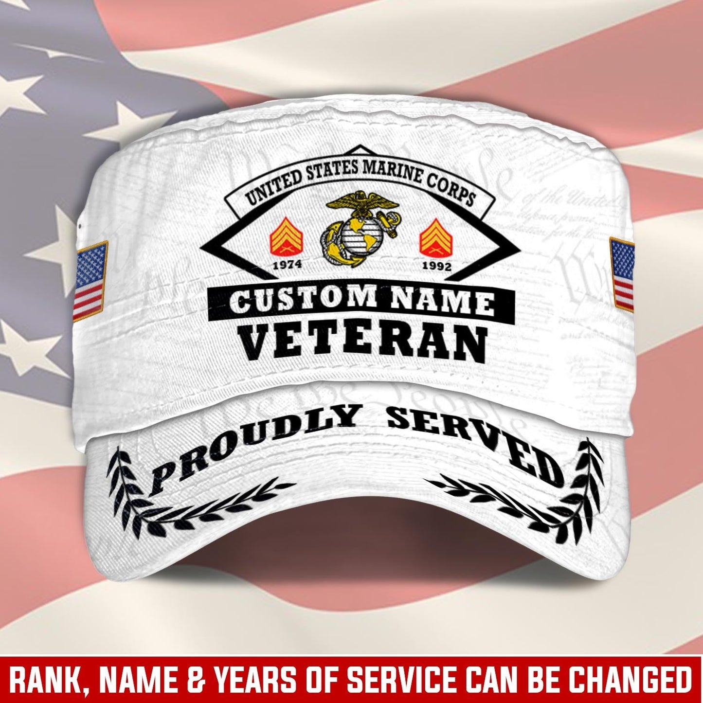 US Marine Corps – Military Cap - Veteran Proud Served