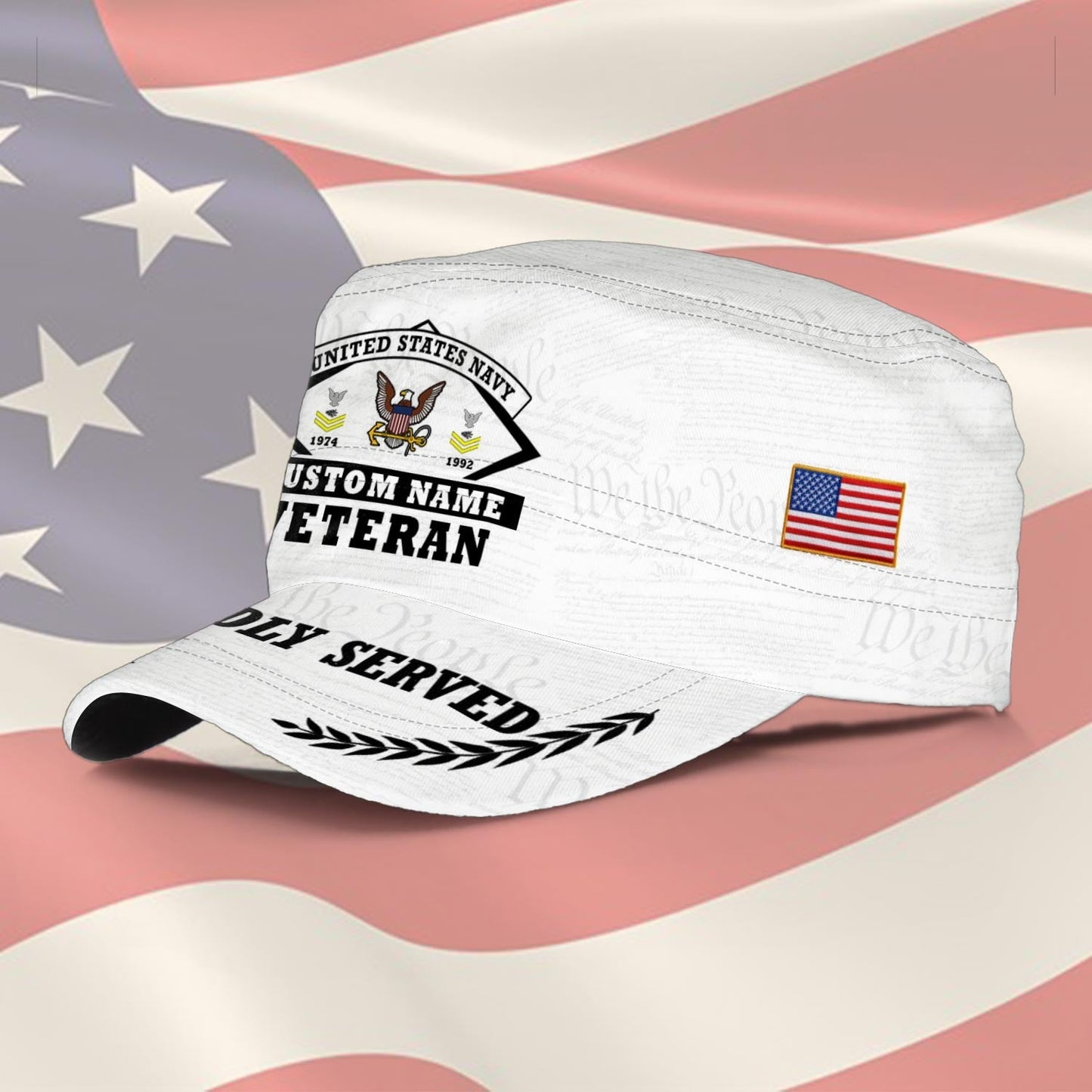 US Navy – Military Cap - Veteran Proud Served