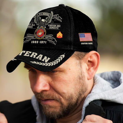 US Marine Corps – Classic Cap – Tactical Veteran Crest