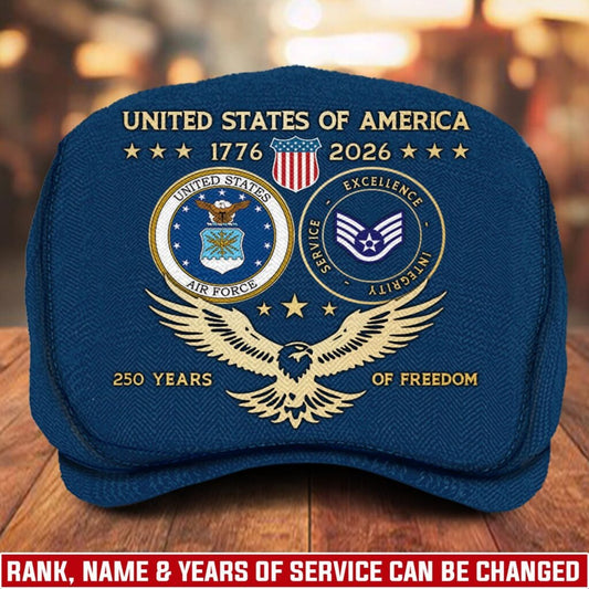 Custom U.S. Air Force Jeff Cap – 250 YEARS OF FREEDOM