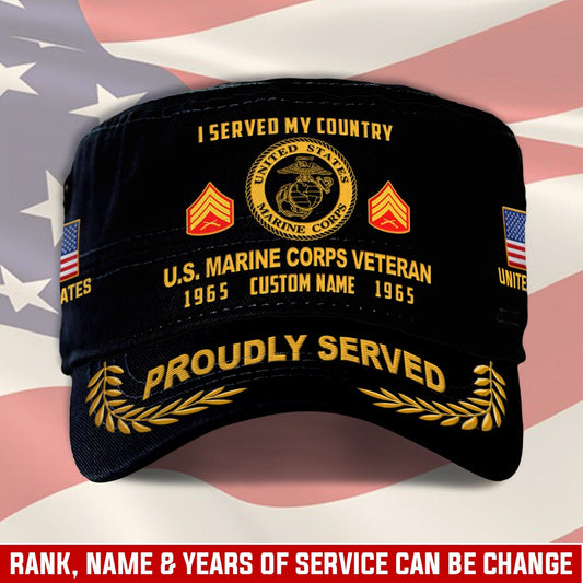 US Marine Corps – Military Cap -  Honor, Duty, Service