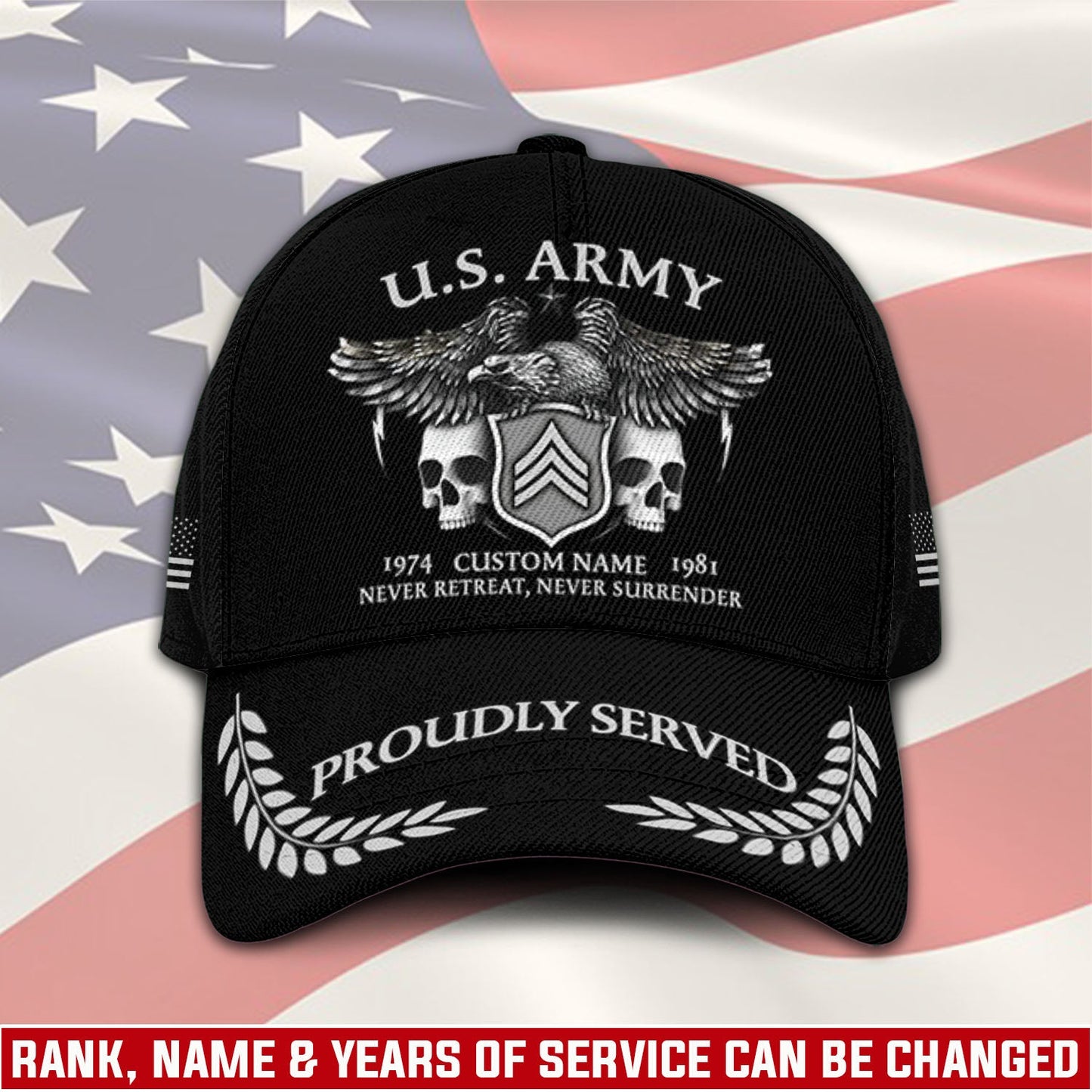 US Army – Classic Cap – Skull Eagle