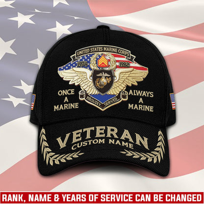 US Marine Corps – Classic Cap – Once A Soldier Always A Soldier