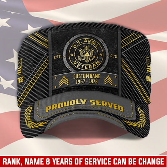 US Army – Military Cap –  Proud To Have Served
