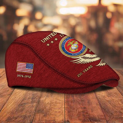 Custom U.S. Marine Corps Jeff Cap – 250 YEARS OF FREEDOM