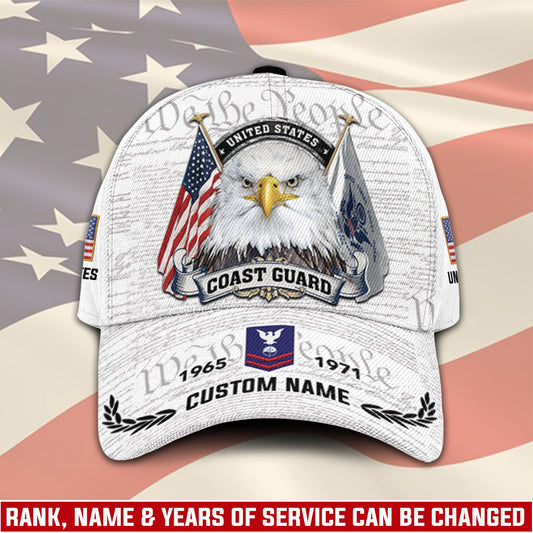 US Coast Guard – Classic Cap – We The People White