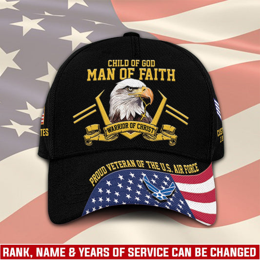 US Air Force – Classic Cap – Child Of God - Man Of Faith