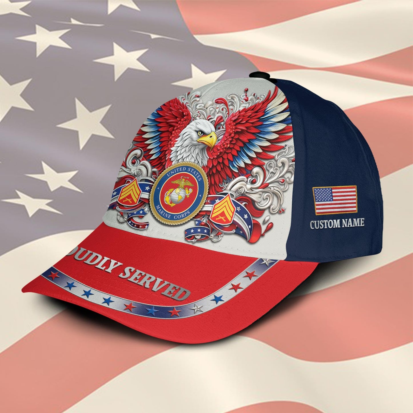 US Marine Corps – Classic Cap – Red Eagle