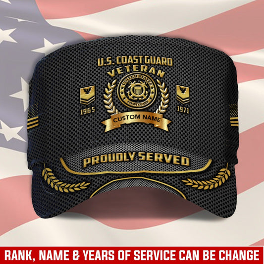 US Coast Guard – Military Cap - Never Retreat, Never Surrender