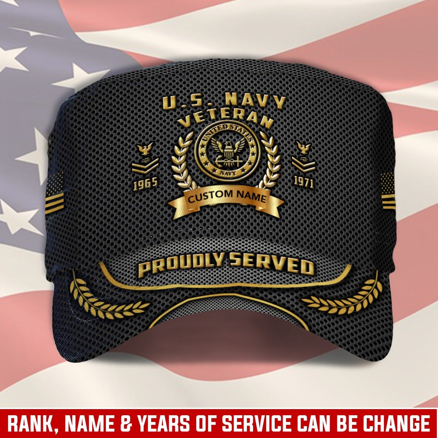 US Navy – Military Cap - Never Retreat, Never Surrender
