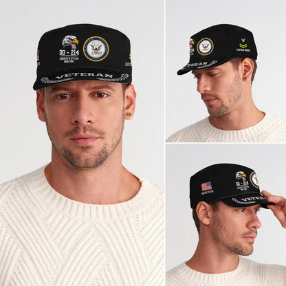 US Navy – Military Cap - U.S. Veteran Eagle Emblem Cap