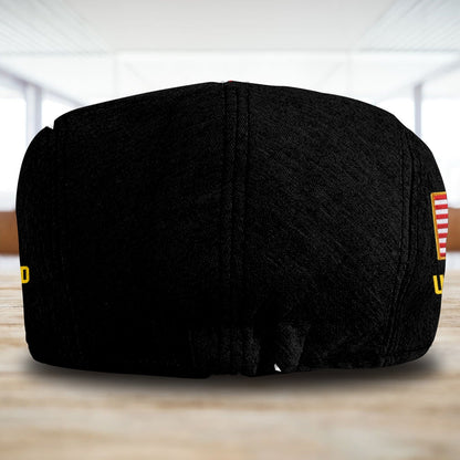 Custom U.S. Navy Jeff Cap – Bald Eagle Design