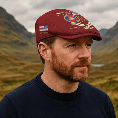 Custom U.S. Marine Corps Jeff Cap – 250 YEARS OF FREEDOM