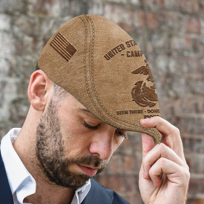 Custom U.S. Marine Corps Jeff Cap – BEEN THERE - DONE THAT AND DAMN PROUD OF IT