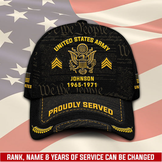 US Army – Classic Cap – We The People Black